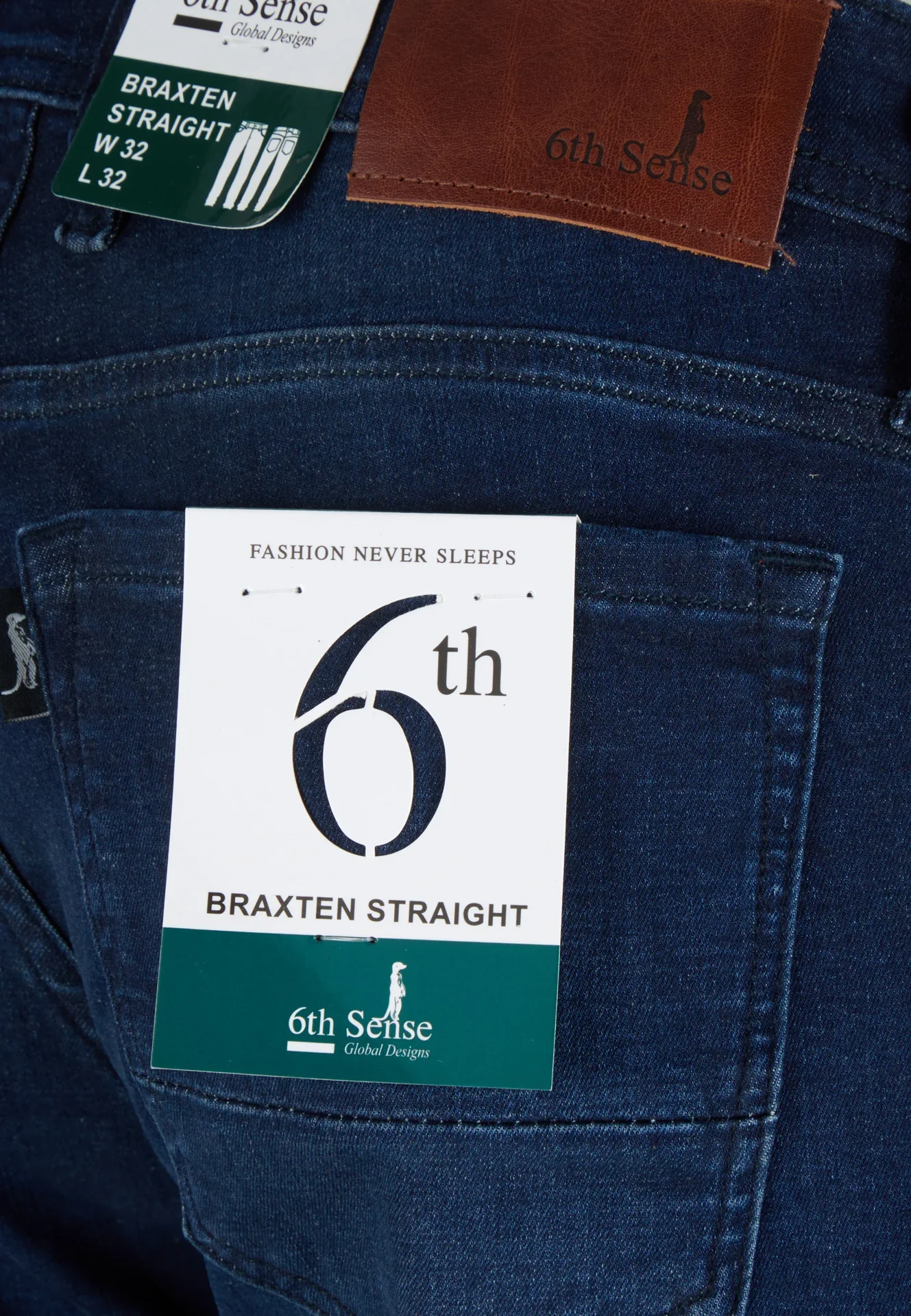 6th SENSE Braxten Straight Jean - Stonewash - Image 4