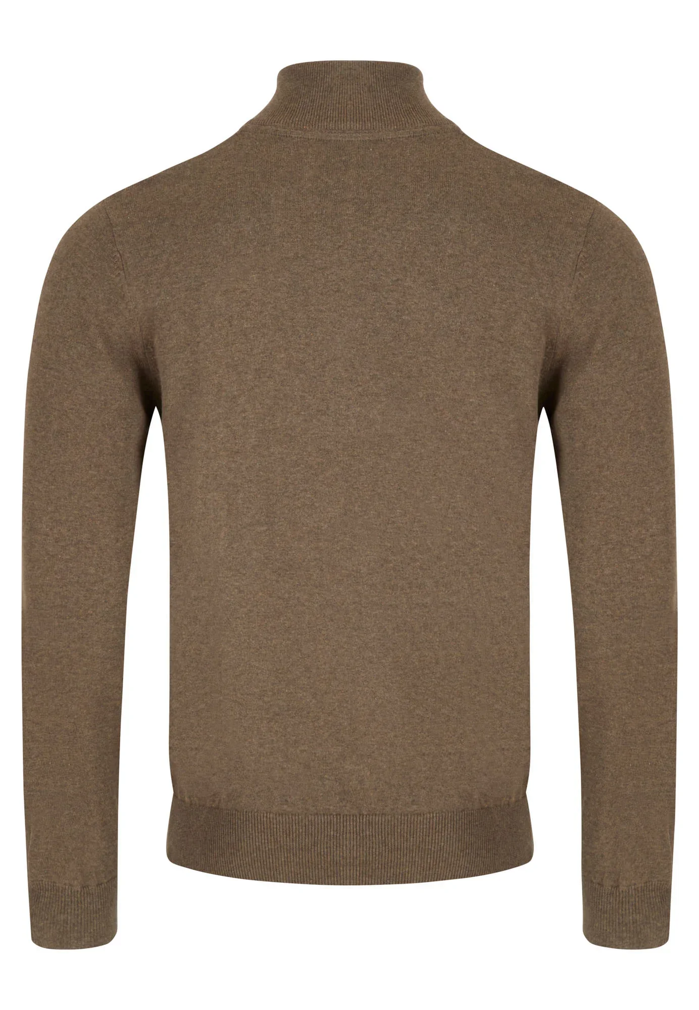 6TH SENSE Harry Half Zip Jumper - Brown - Image 2