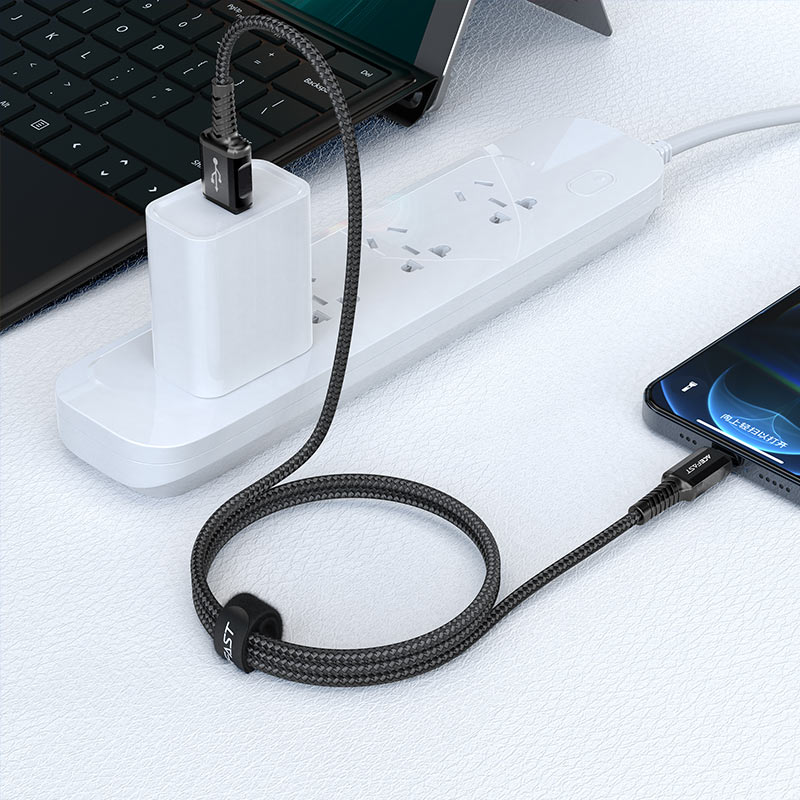 Acefast Charging data cable C1-02 USB-A to Lightning - Image 3