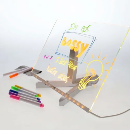 Acrylic LED Notice Board - 20cm x 30cm