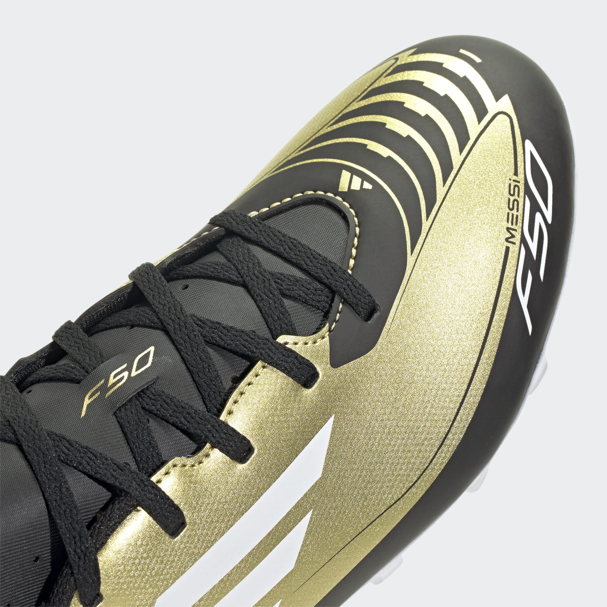 ADIDAS : F50 Club Predator Flexible Ground Messi Football Boots - Gold - Image 5