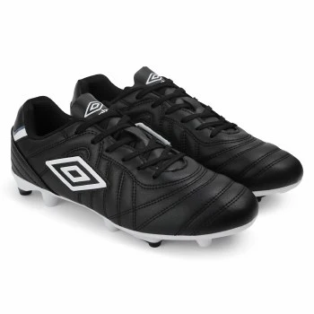 UMBRO : Speciali Liga Firm Ground Football Boots - Black - Image 2