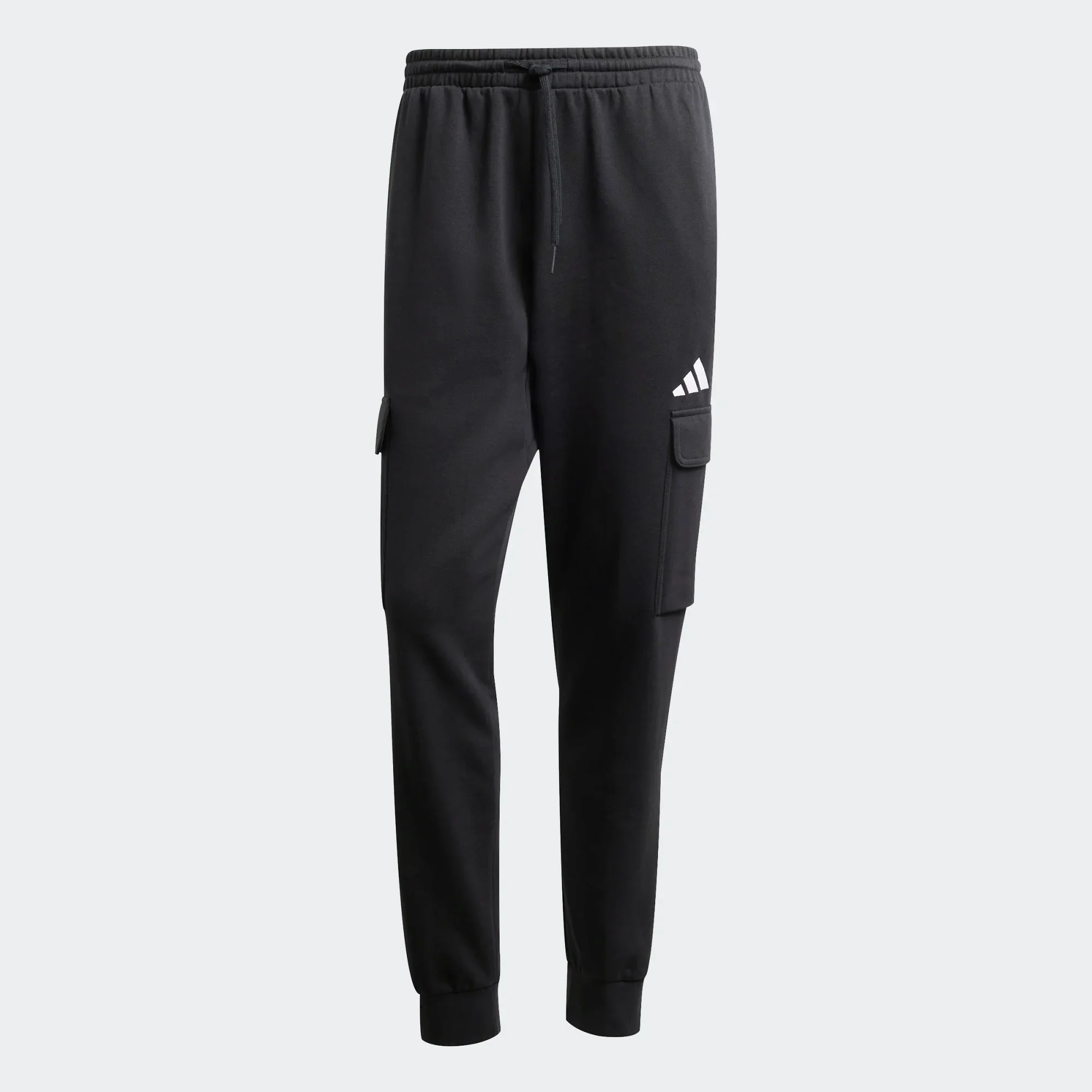 ADIDAS Feelcosy Men's Fleece Cargo Pants - Black - Image 5