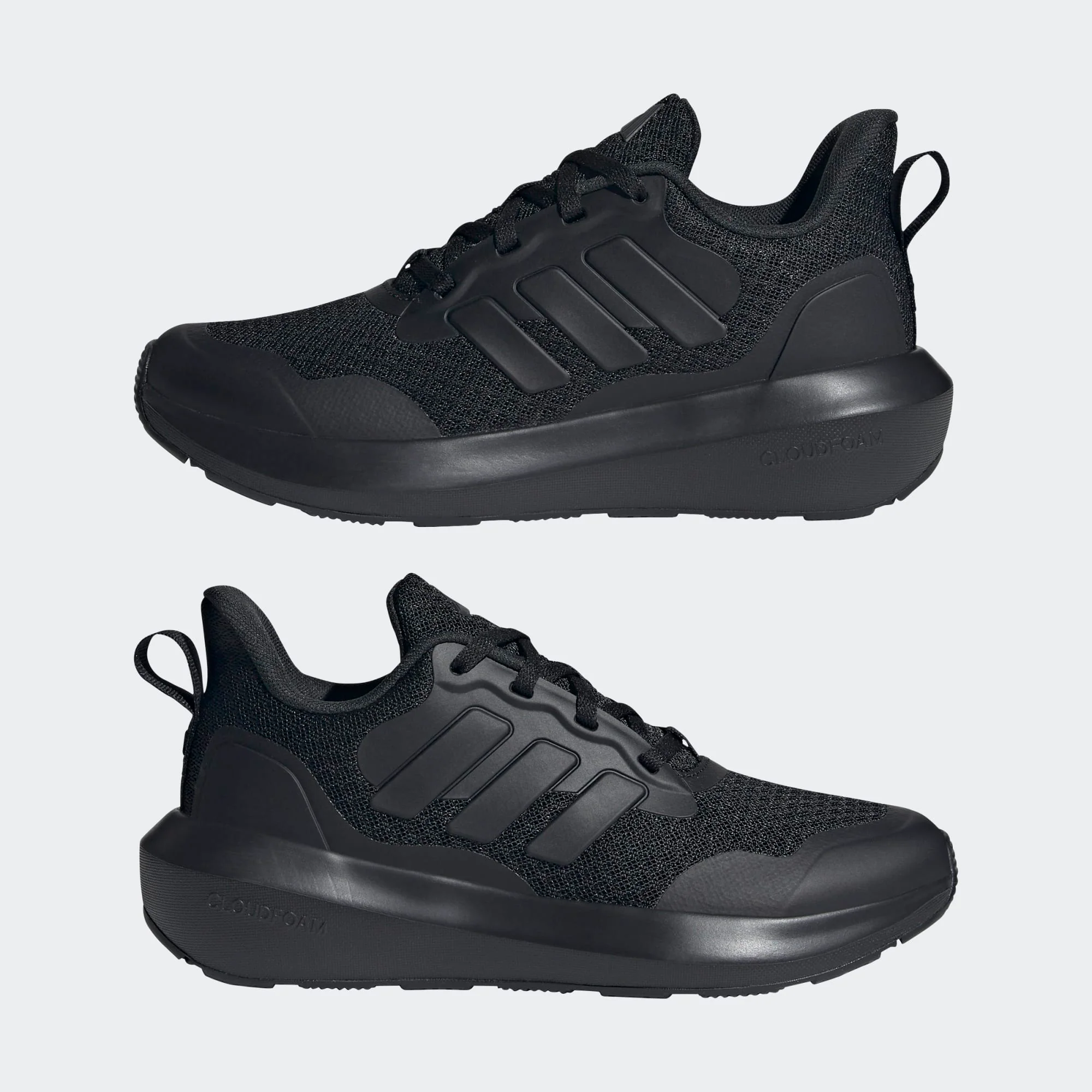 ADIDAS : FortaRun 3.0 Kids Shoes - Black - Image 4