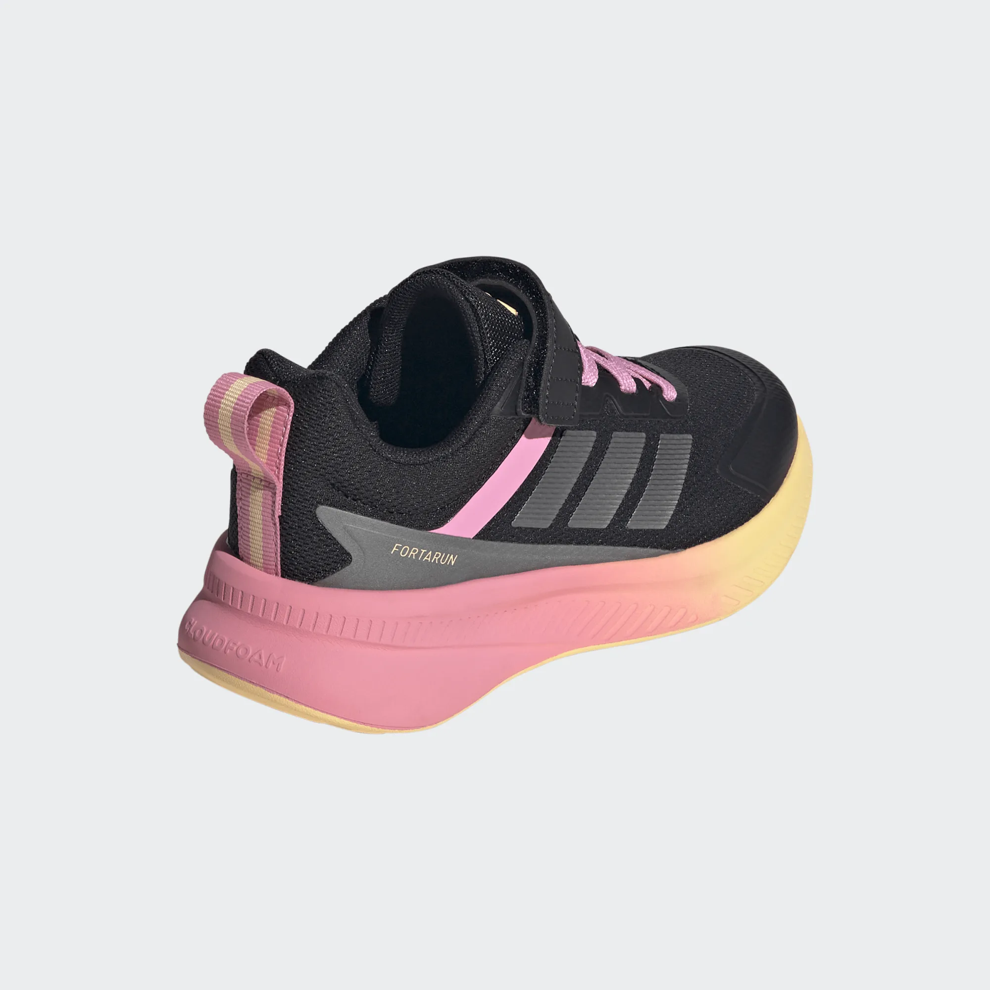 ADIDAS Fortarun Girl’s Shoes - Black/Multi | JR9831 - Image 6