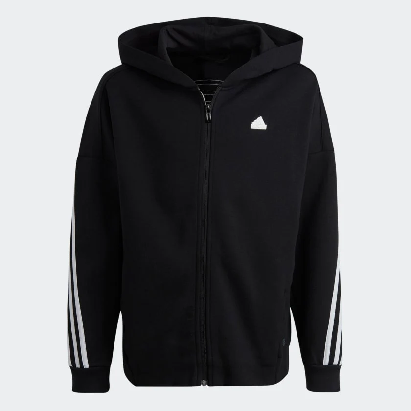 ADIDAS Future Icons 3-Stripes Full-Zip Hooded Track Top - Image 3