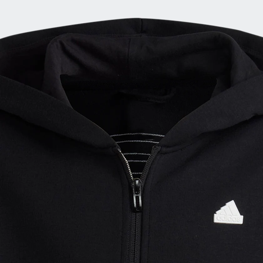 ADIDAS Future Icons 3-Stripes Full-Zip Hooded Track Top - Image 4