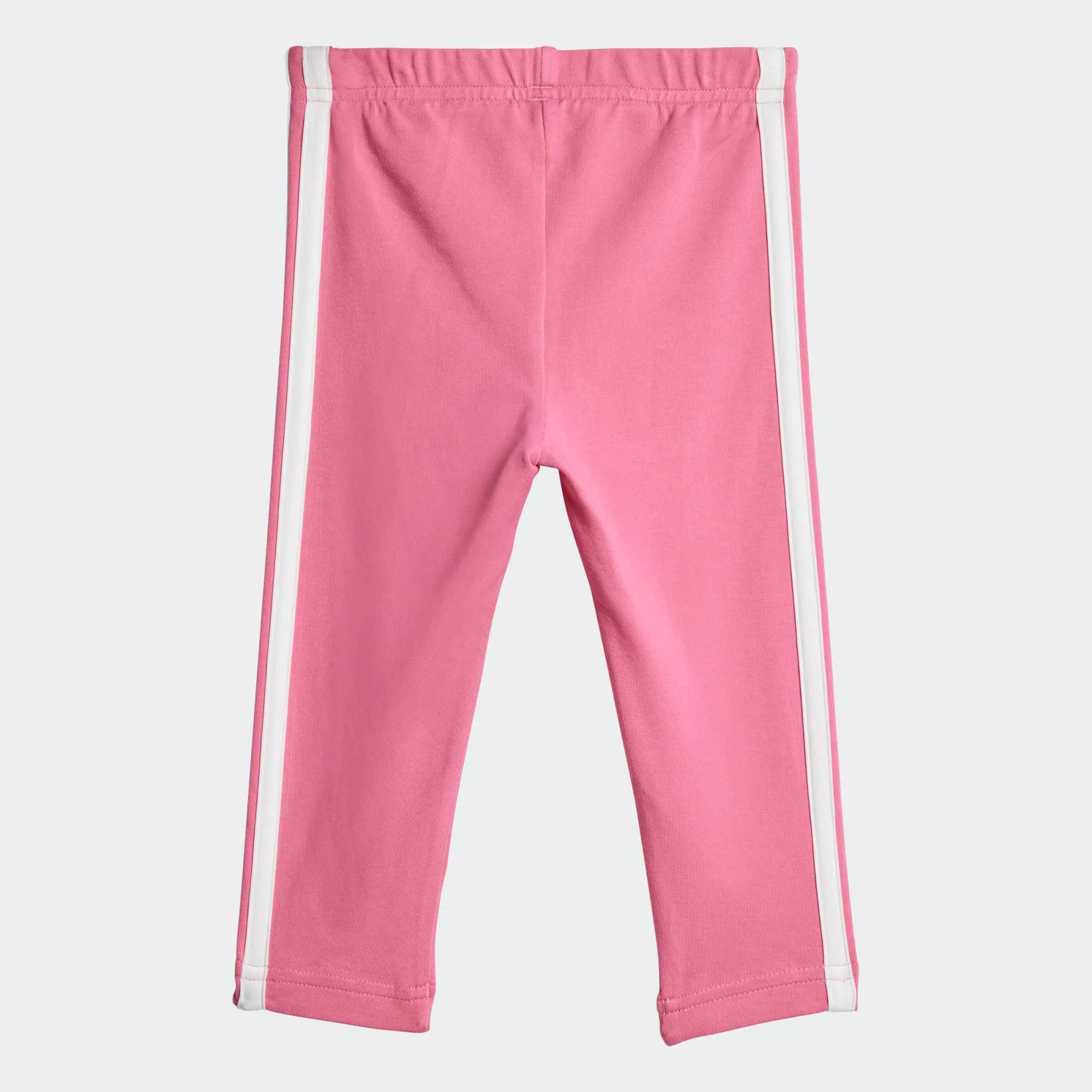 ADIDAS Girls Essentials Tiberio 3-Stripes Fleece and Leggings Set - Pink - Image 6