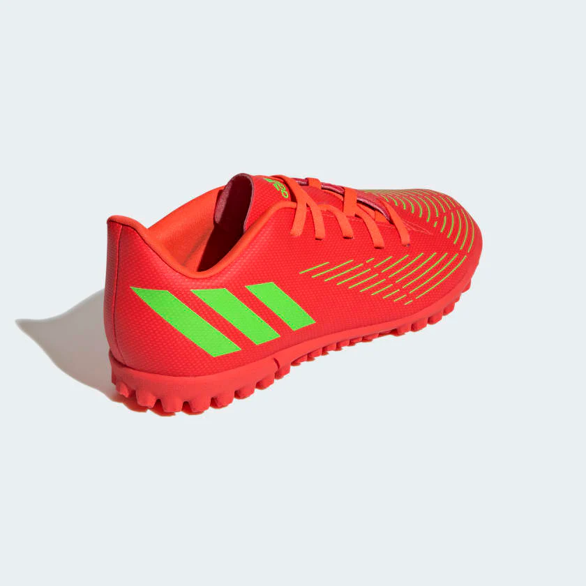 ADIDAS Kids Predator Edge.4 Turf Soccer Shoes - Orange - Image 3