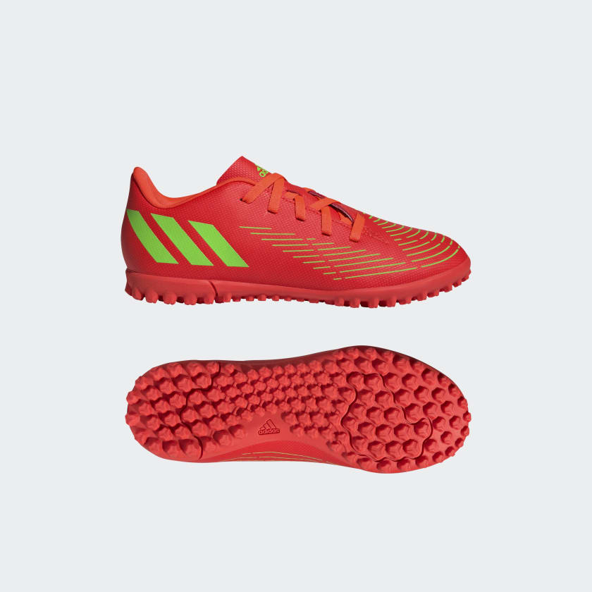 ADIDAS Kids Predator Edge.4 Turf Soccer Shoes - Orange - Image 6