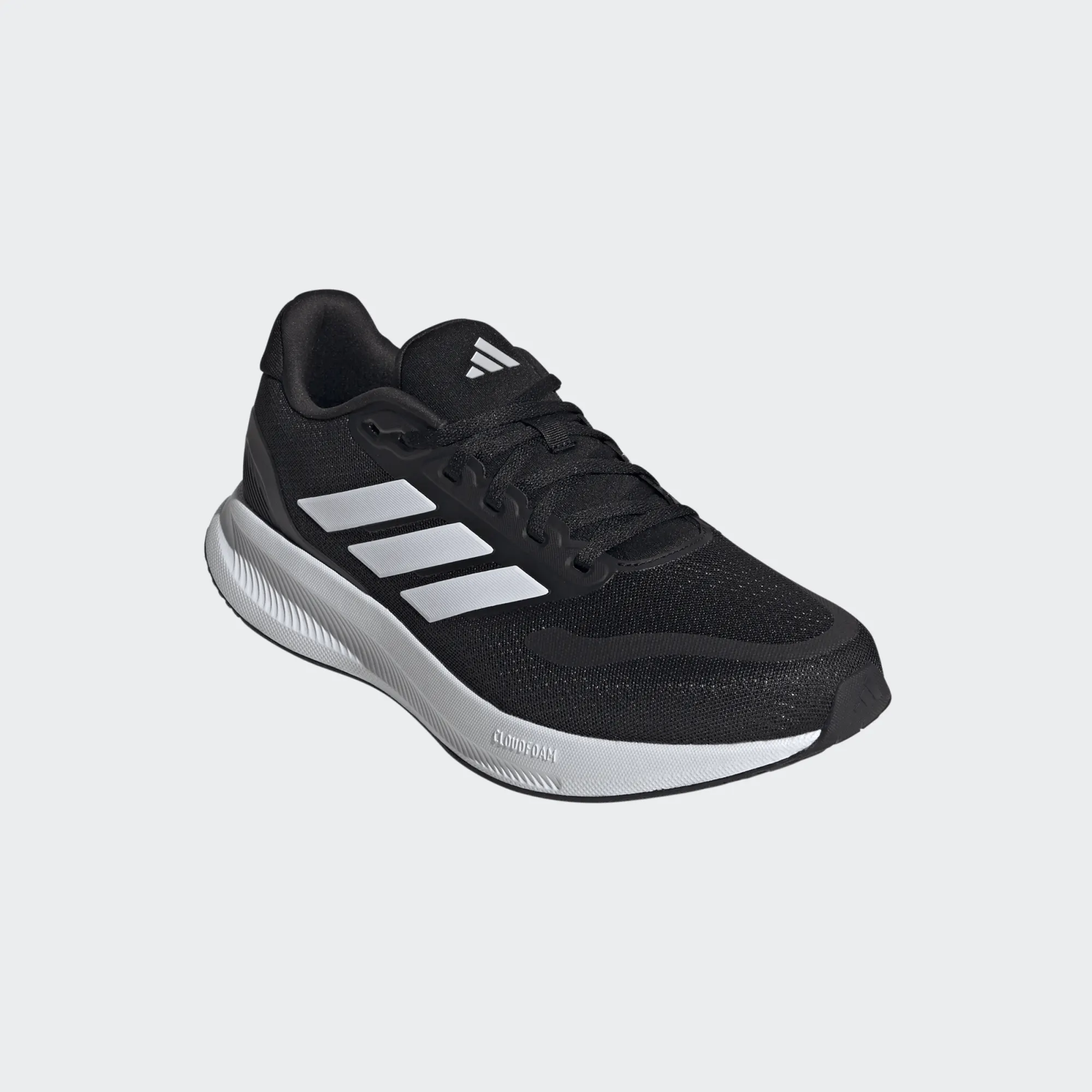 ADIDAS Men's Runfalcon 5 Wide Running Shoes - Black - Image 3