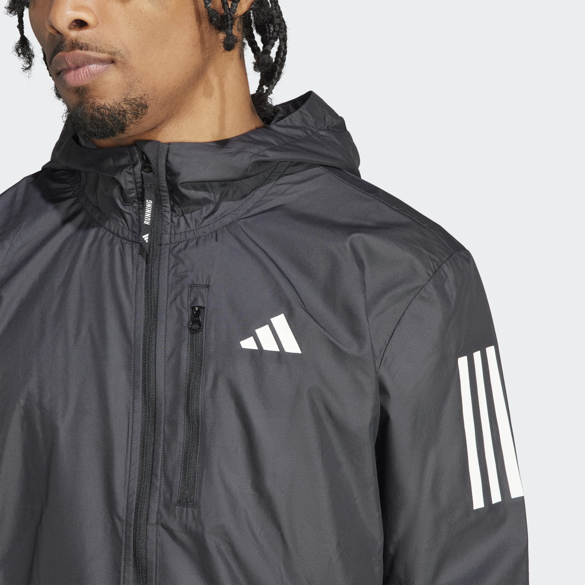 ADIDAS Own The Run Jacket - Black - Image 2