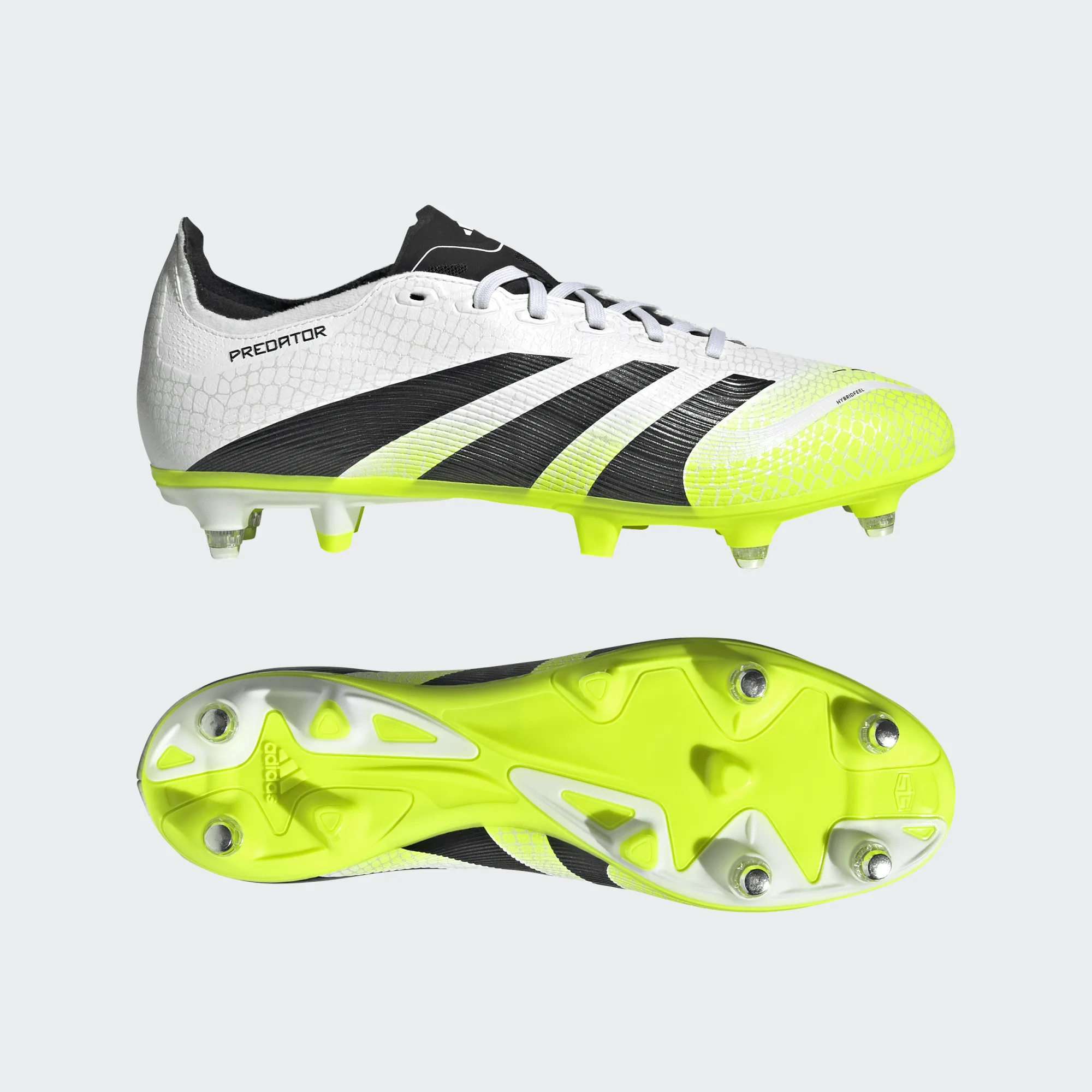 ADIDAS Predator League Soft Ground Boots - White - Image 4