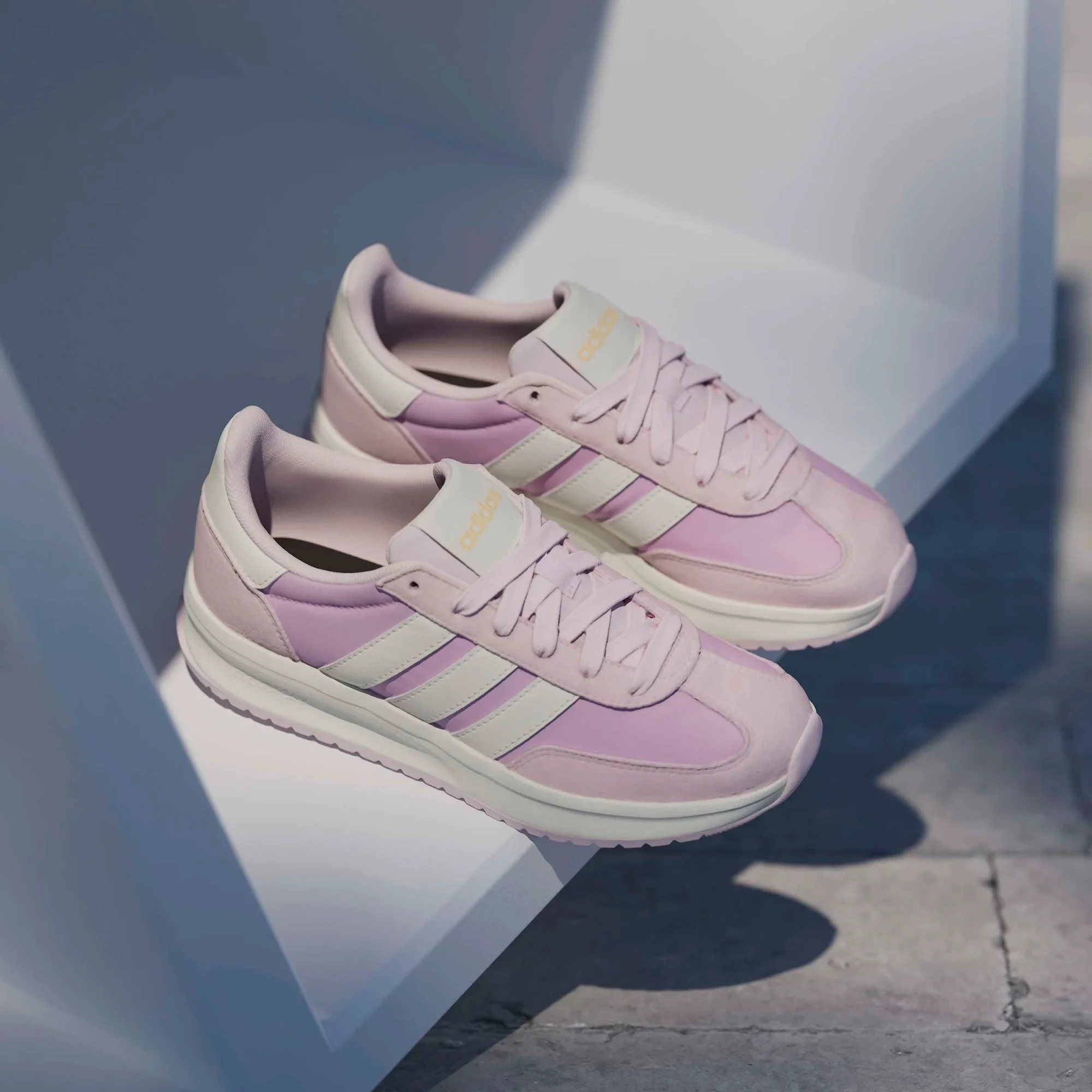 ADIDAS Run 70s 2.0 Girl's Shoes - Pink/Purple | JS2306 - Image 3
