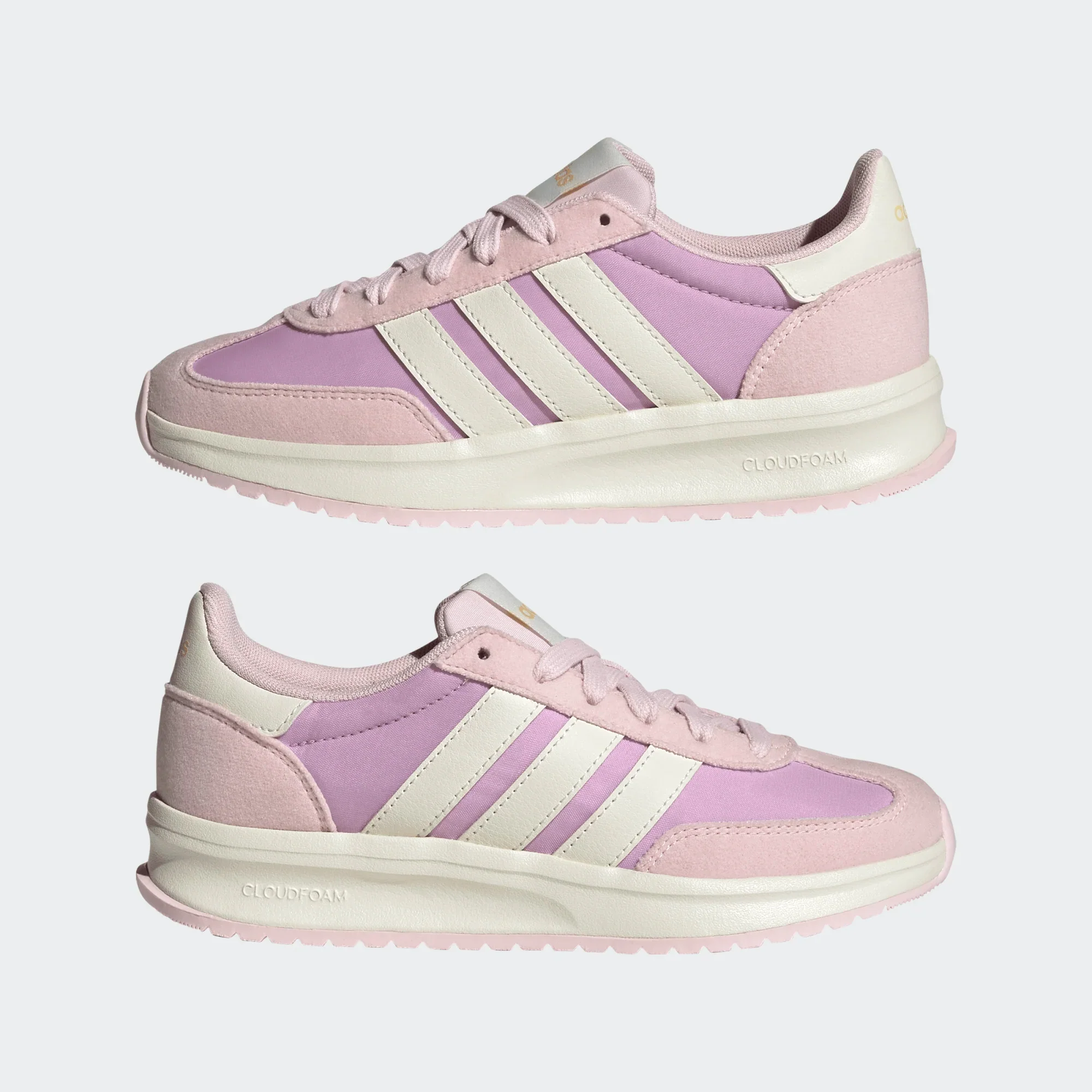 ADIDAS Run 70s 2.0 Girl's Shoes - Pink/Purple | JS2306 - Image 8