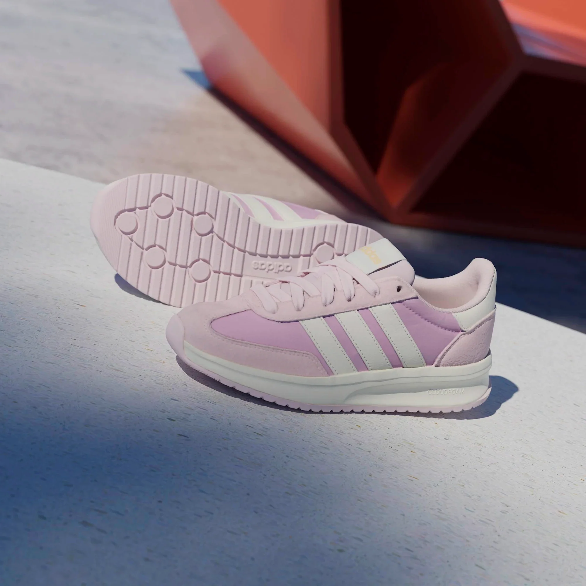 ADIDAS Run 70s 2.0 Girl's Shoes - Pink/Purple | JS2306 - Image 9
