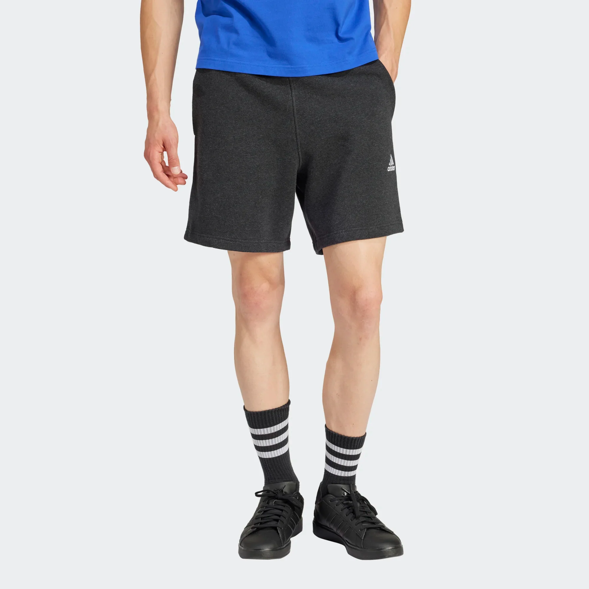 ADIDAS Seasonal Essential Melange Men's Shorts - Image 4