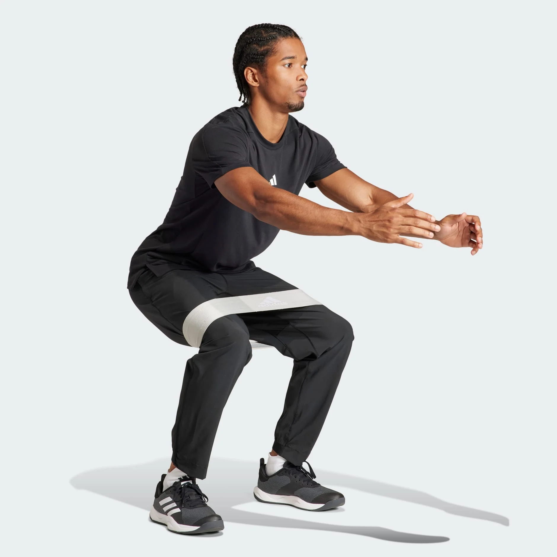ADIDAS Train Essentials Training Pants - Black - Image 3