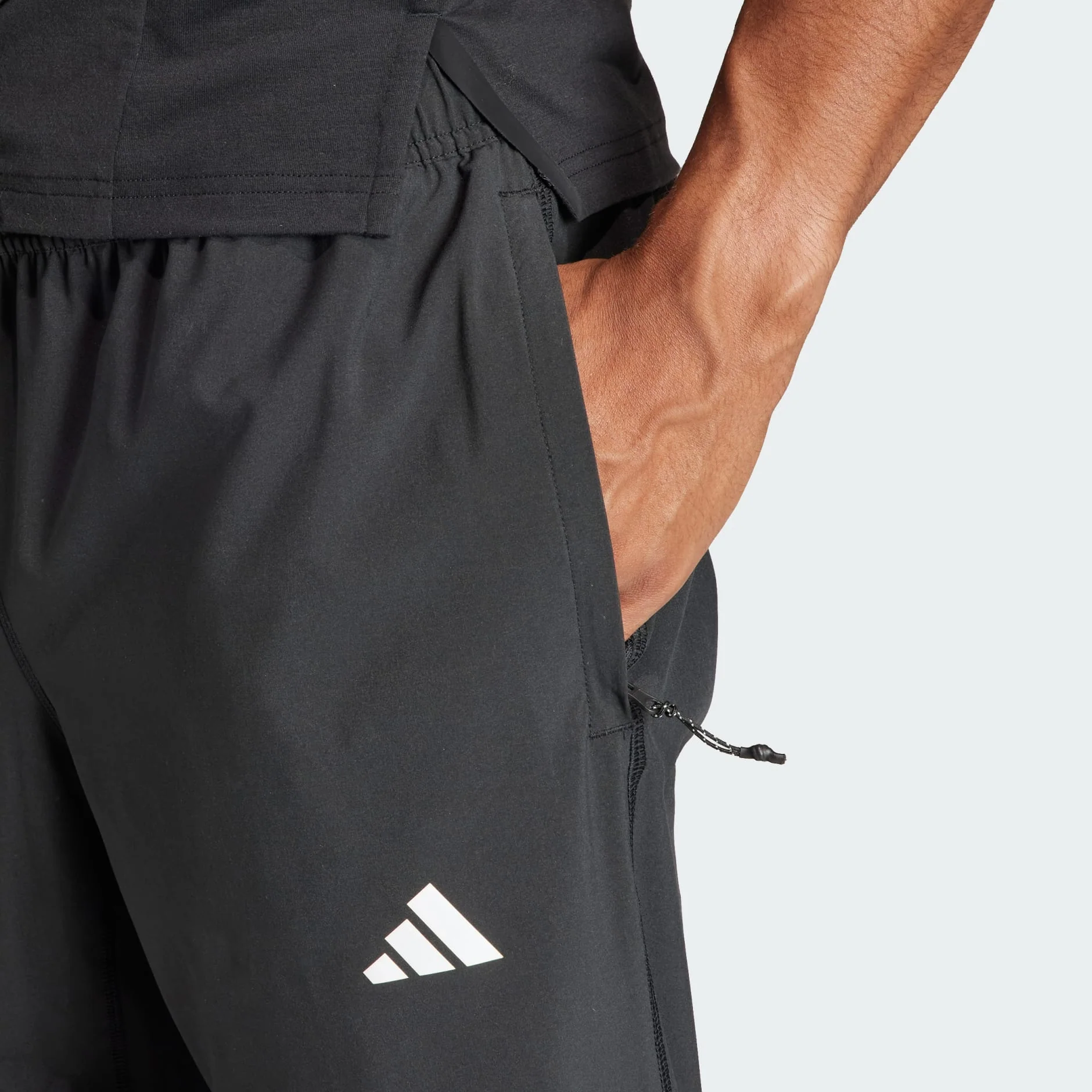ADIDAS Train Essentials Training Pants - Black - Image 4