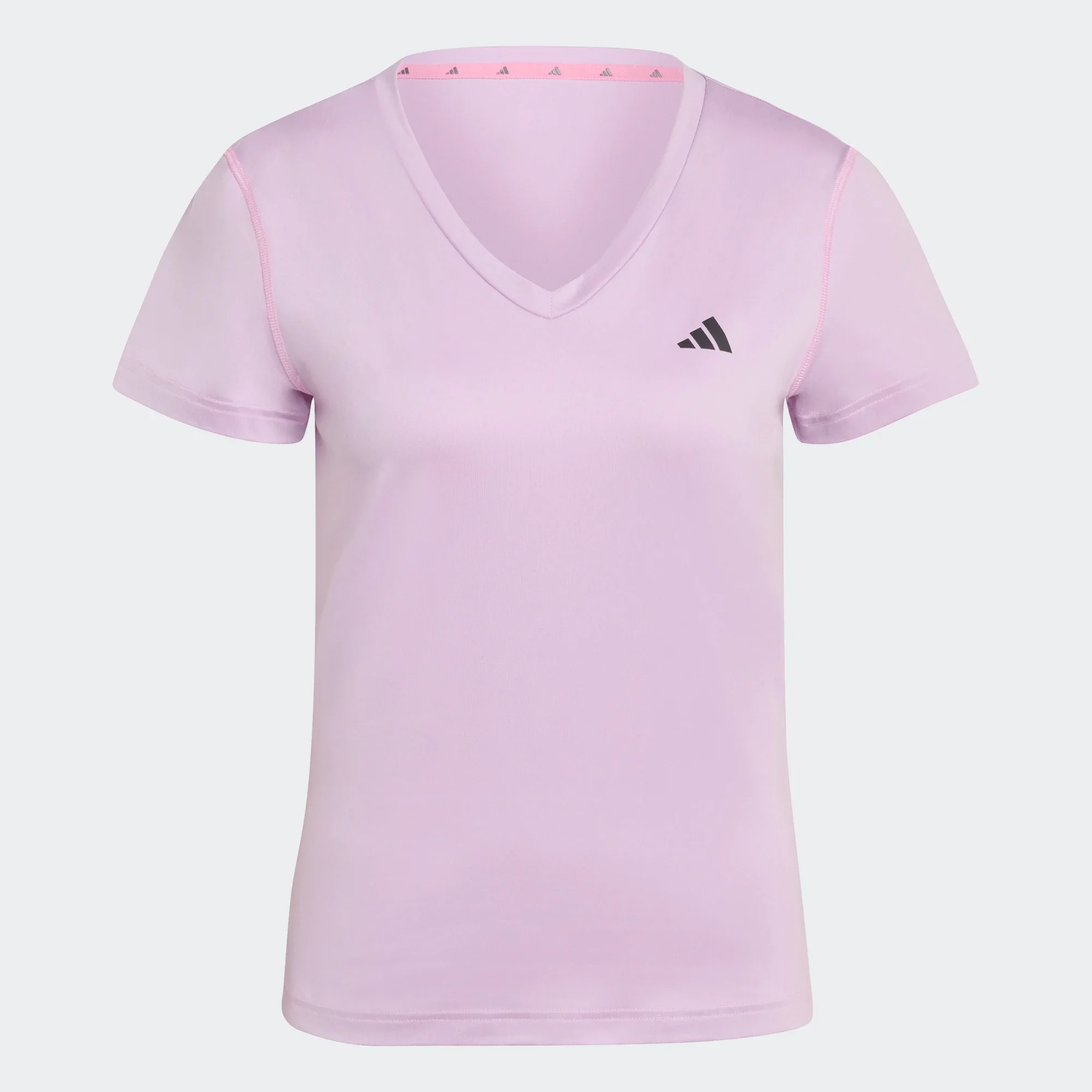 ADIDAS Workout Essentials V-Neck T-Shirt - Pink - Image 6
