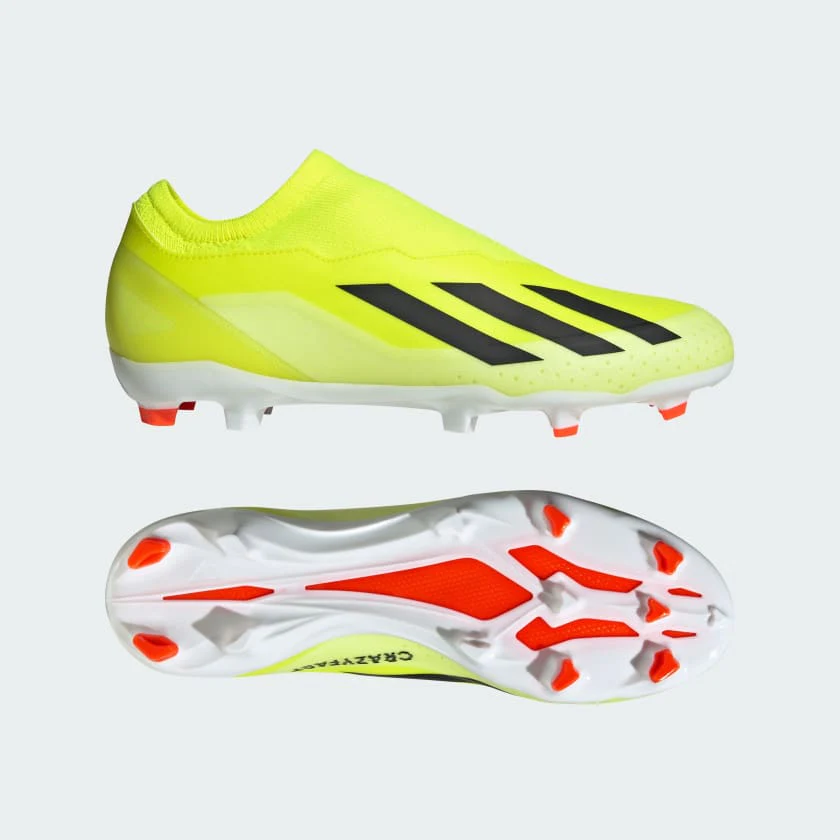 ADIDAS : X Crazyfast League Laceless Firm Ground Football Boots - Image 2