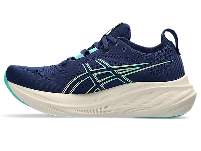 ASICS Women's Gel-Nimbus 26 Running Shoe - Navy - Image 3