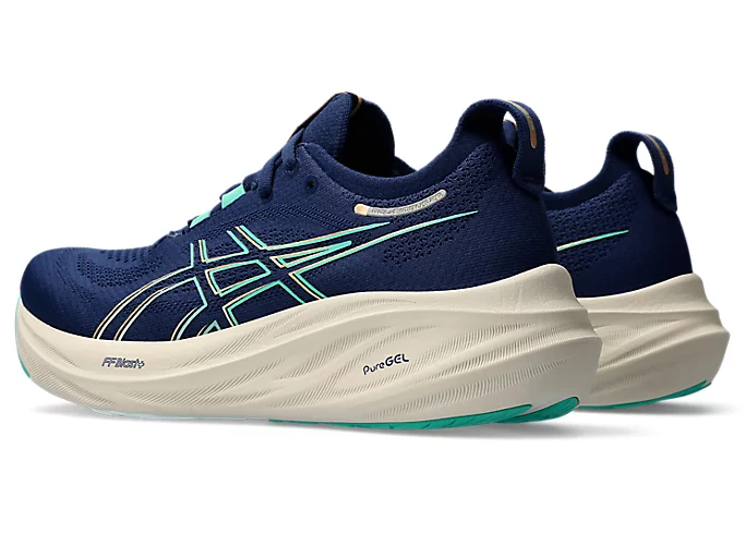 ASICS Women's Gel-Nimbus 26 Running Shoe - Navy - Image 4