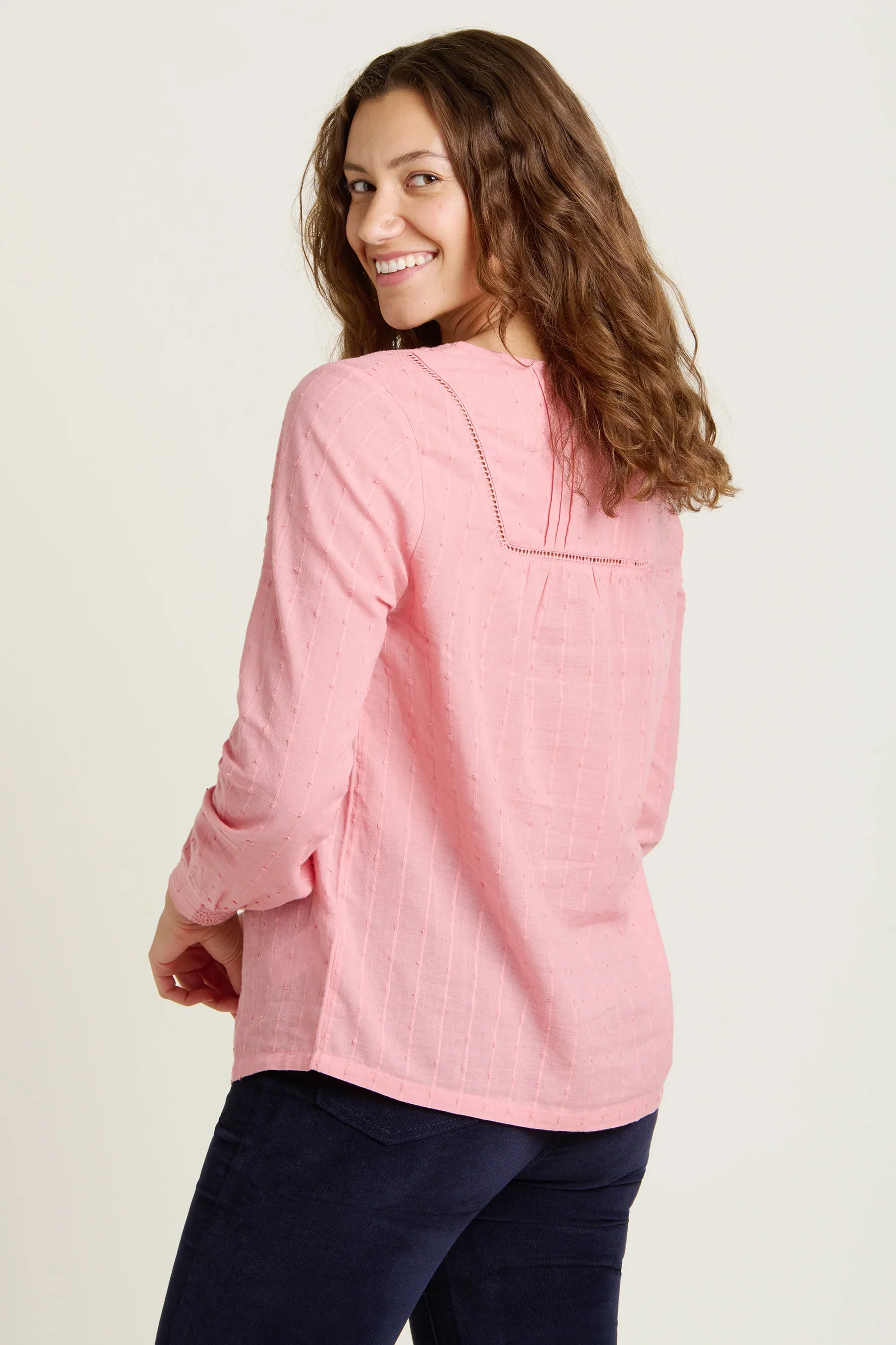 BRAKEBURN Hive Blouse - Pink - Image 3