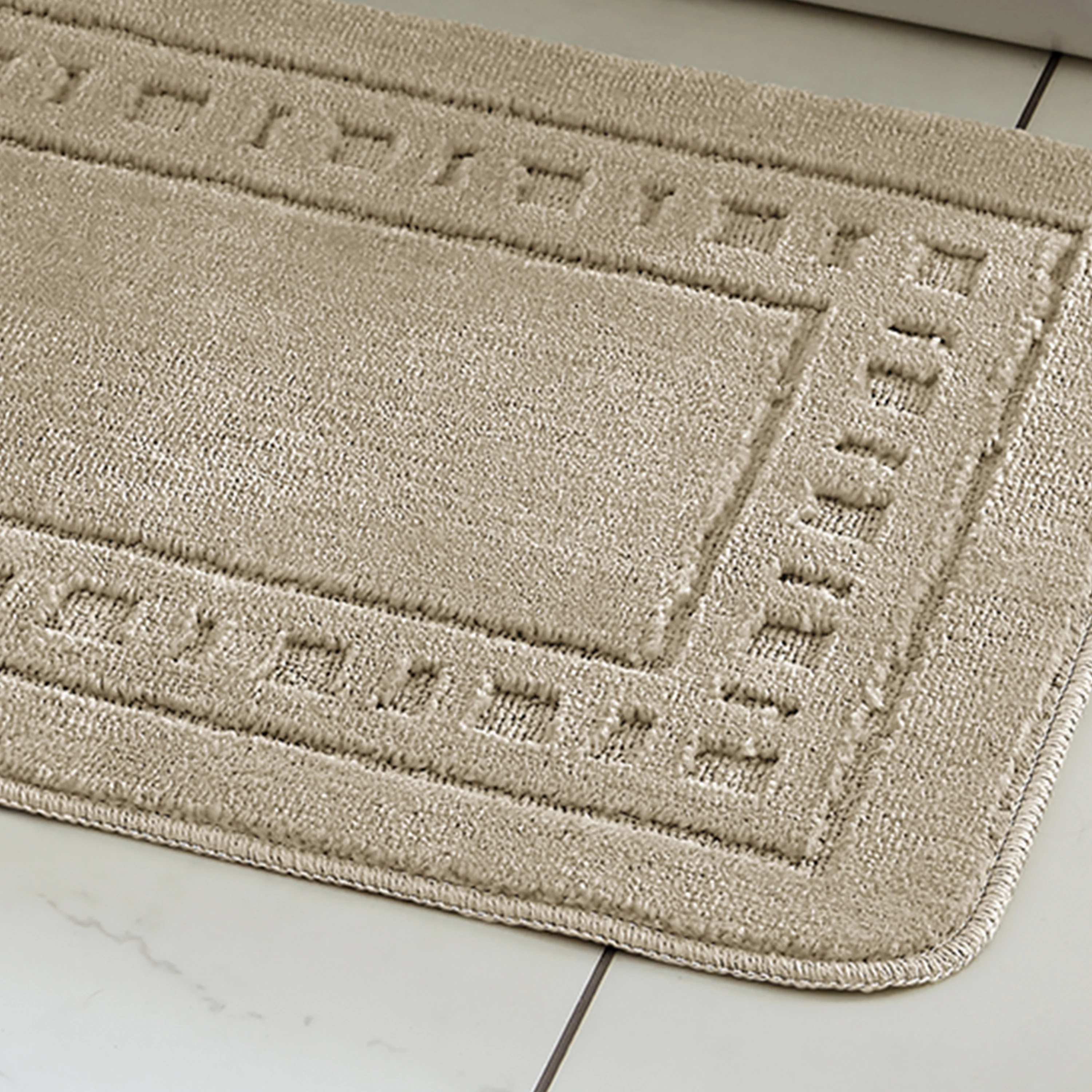 CATHERINE LANSFIELD Armoni Bath and Pedestal Mat Set - Natural - Image 2