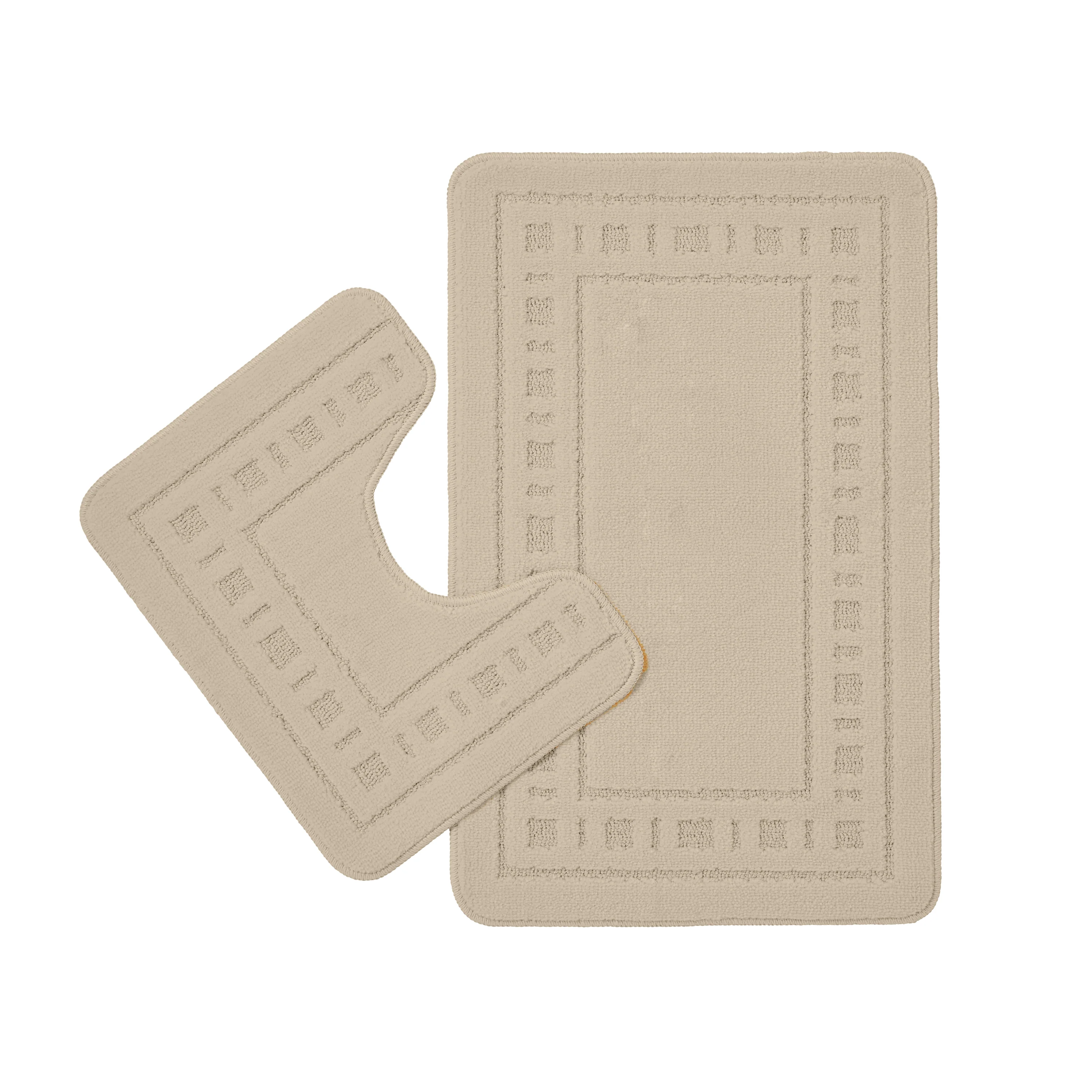 CATHERINE LANSFIELD Armoni Bath and Pedestal Mat Set - Natural - Image 4