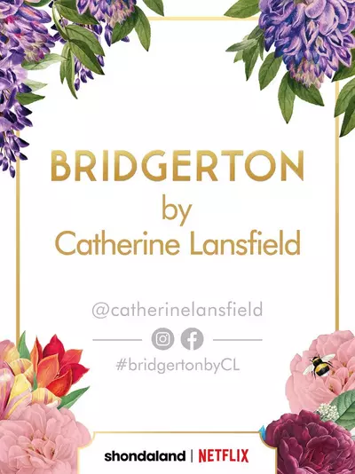 CATHERINE LANSFIELD : Bridgerton Regal Floral Cushion - Image 3
