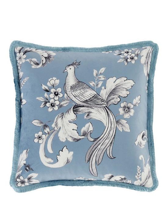 CATHERINE LANSFIELD : Bridgerton Regal Floral Cushion - Image 4