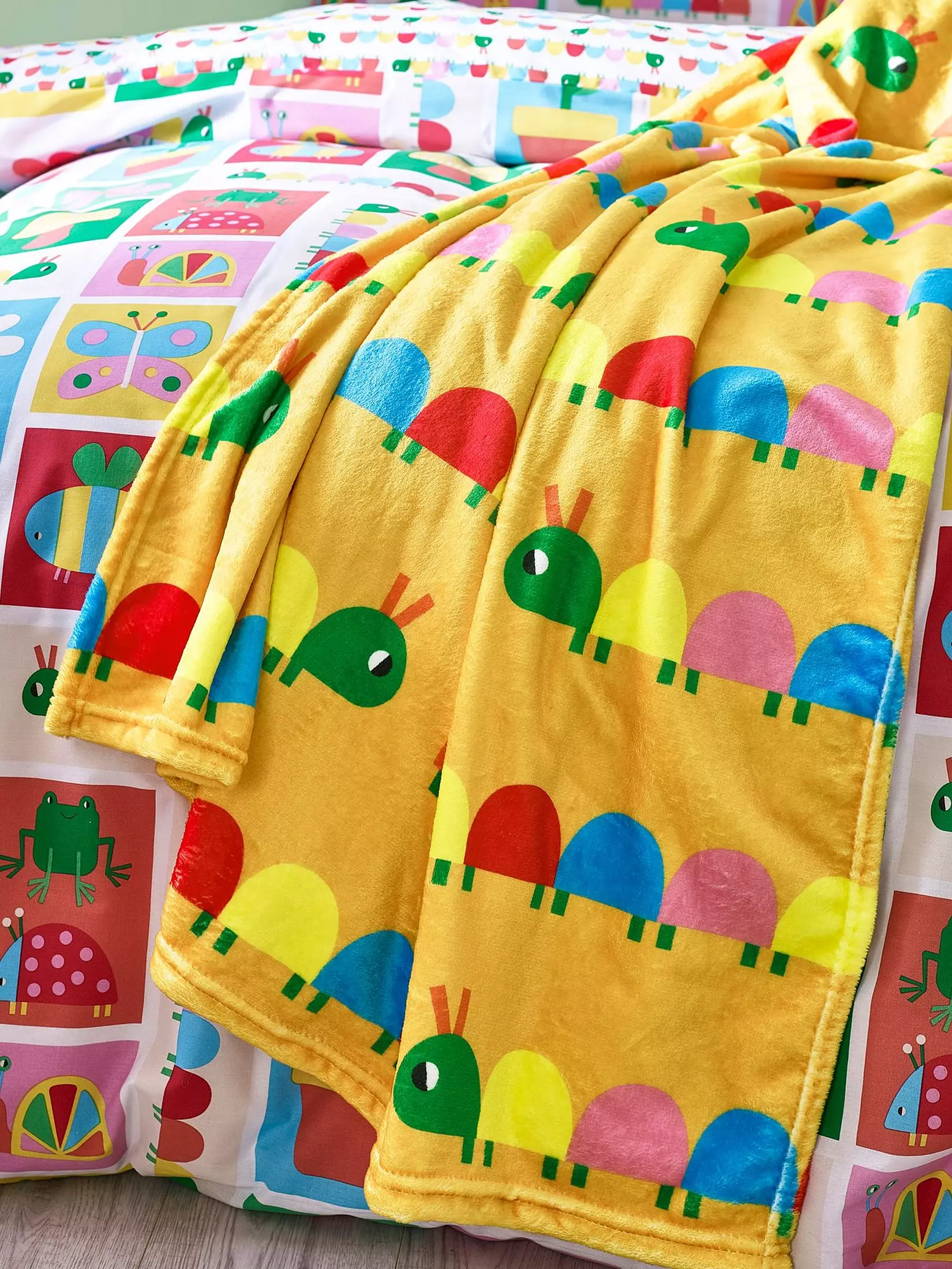 CATHERINE LANSFIELD Curious Caterpillar Blanket Throw - Image 2
