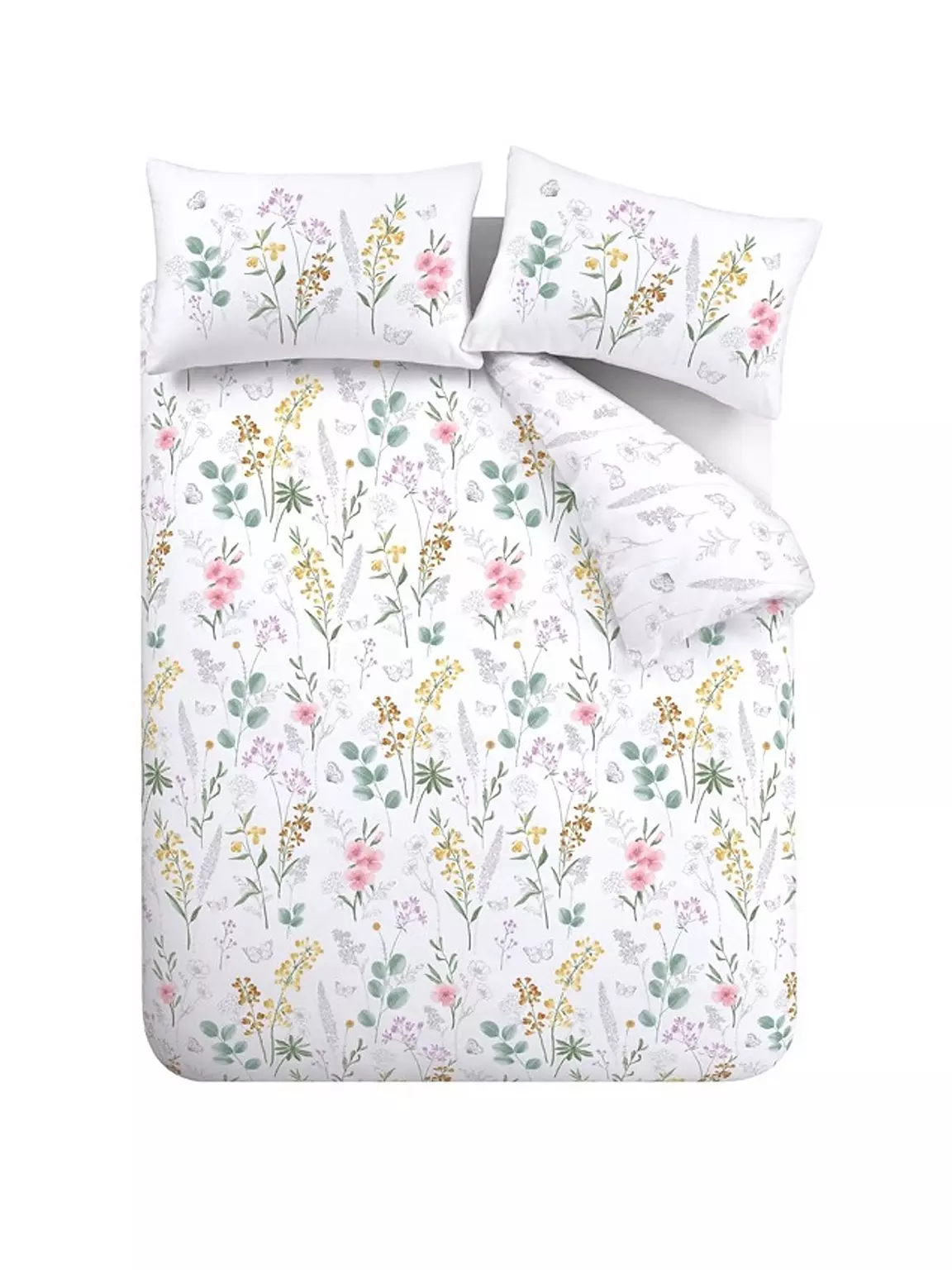 CATHERINE LANSFIELD Emilia Floral Reversible Duvet Cover Set - Image 5