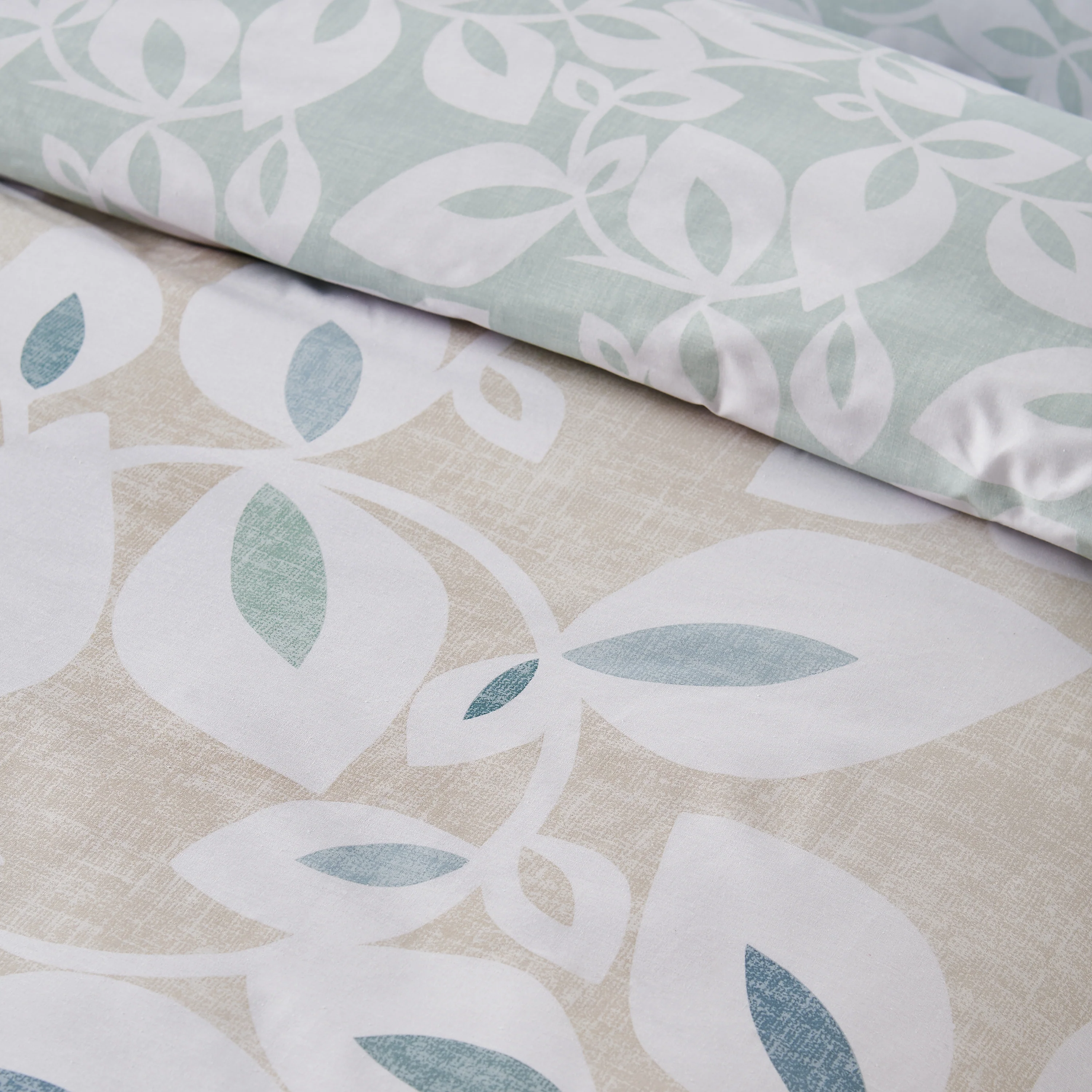 CATHERINE LANSFIELD Inga Leaf Duvet Set - Natural - Image 4