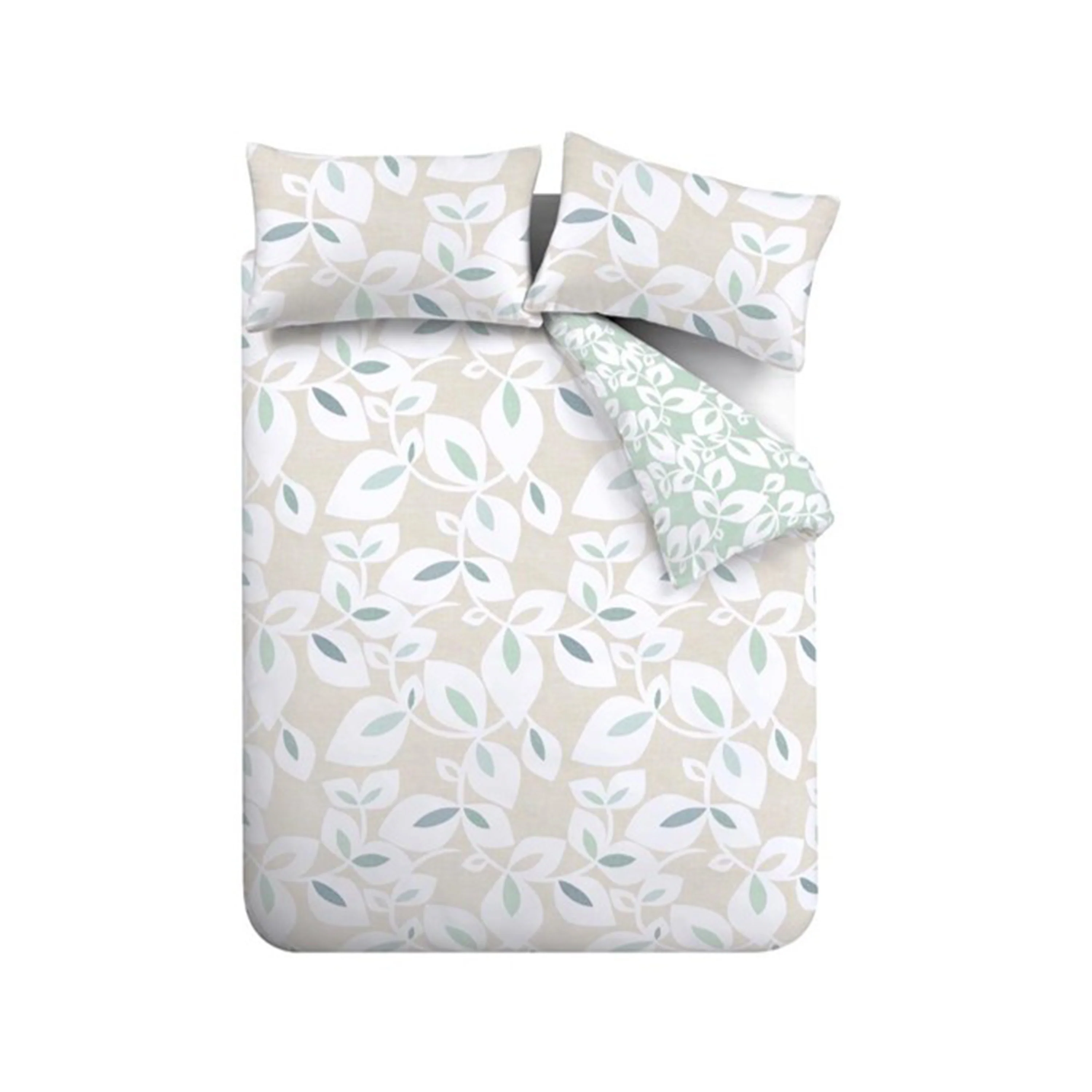 CATHERINE LANSFIELD Inga Leaf Duvet Set - Natural - Image 5
