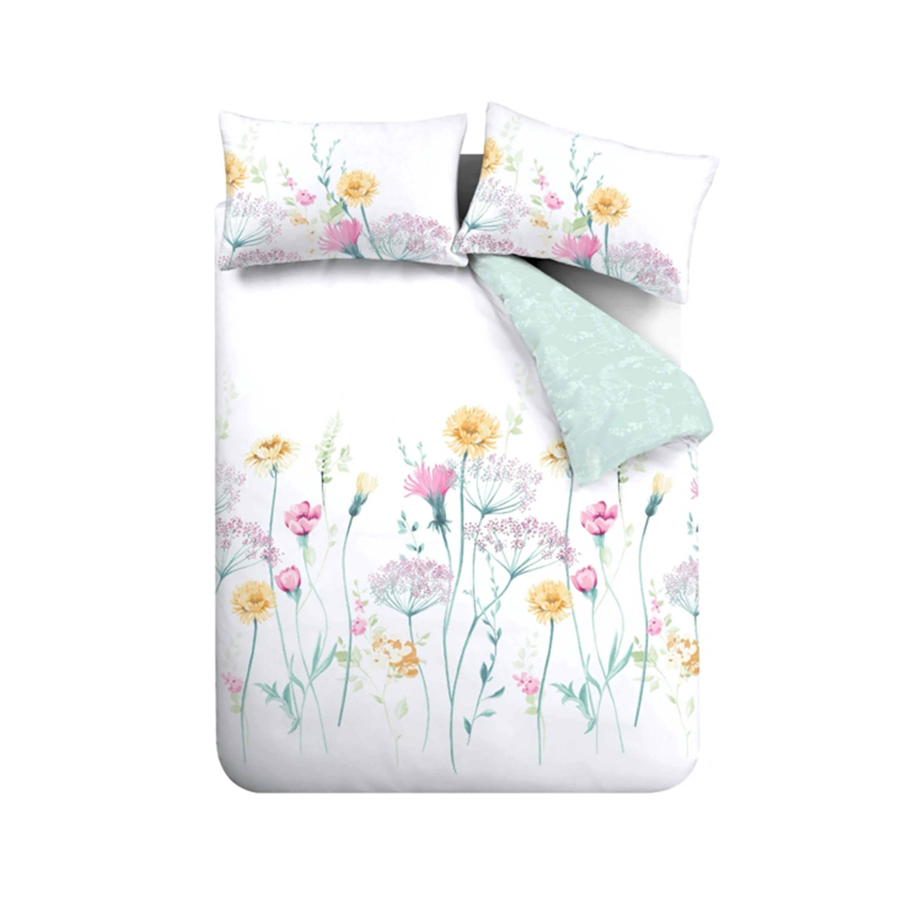 CATHERINE LANSFIELD Meadowsweet Floral Duvet Set - Bright - Image 6