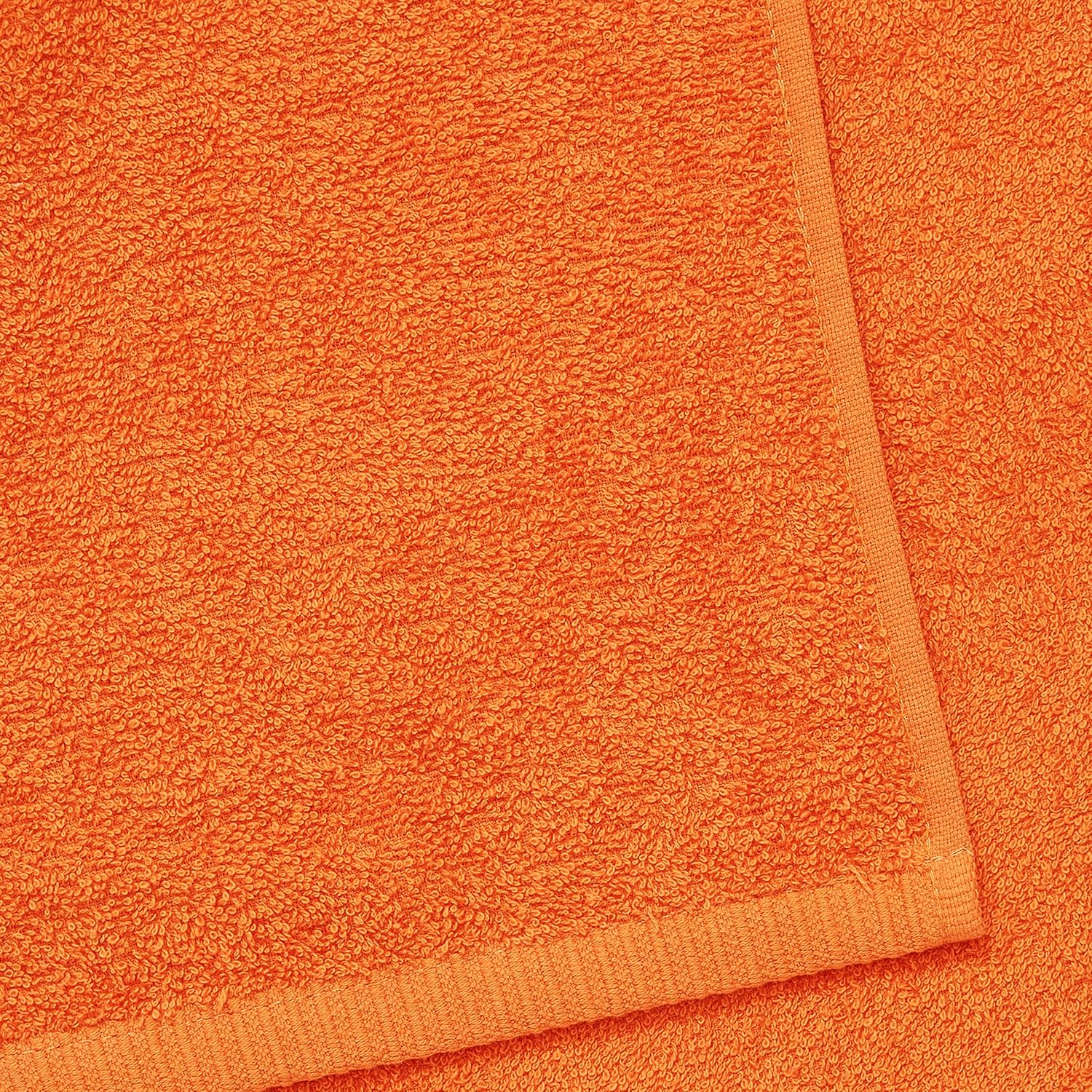 CATHERINE LANSFIELD : Quick Dry Cotton Towel - Orange (Available in 3 Sizes) - Image 2