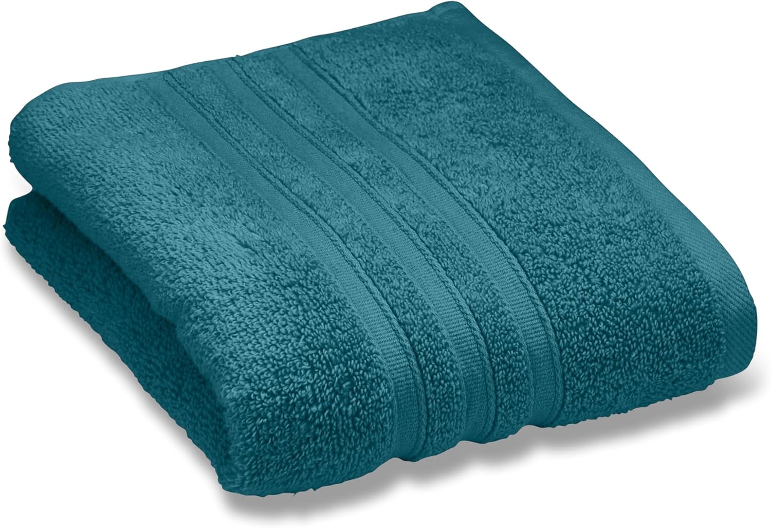 CATHERINE LANSFIELD : Zero Twist Cotton Towel - Teal (Available in 3 Sizes) - Image 4