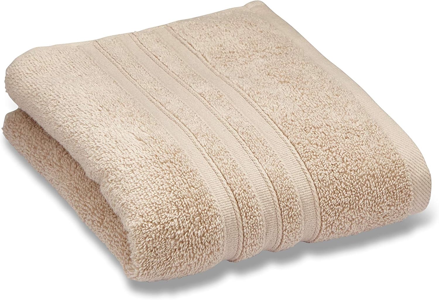 CATHERINE LANSFIELD : Zero Twist Cotton Towel - Natural (Available in 3 Sizes) - Image 3