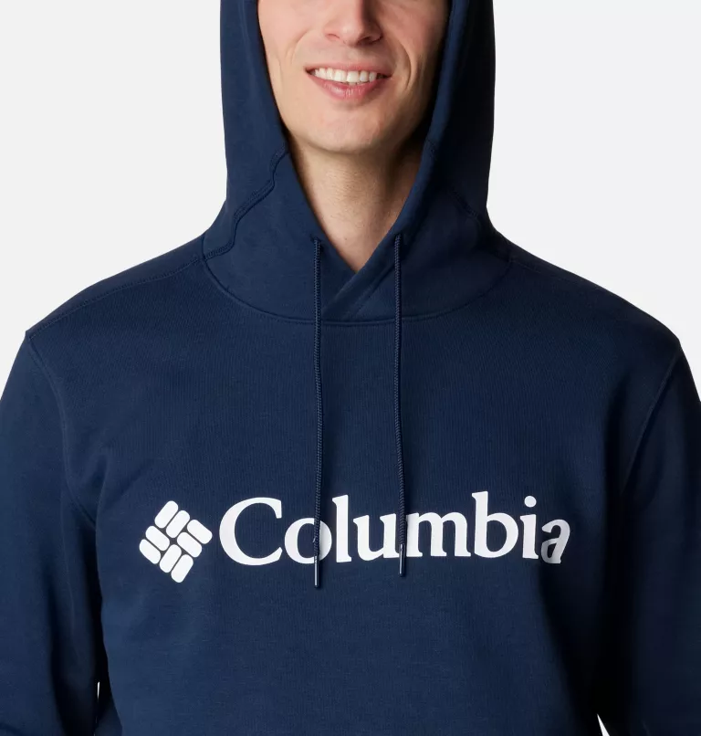 COLUMBIA Men's CSC Basic Logo II Hoodie - Navy - Image 3