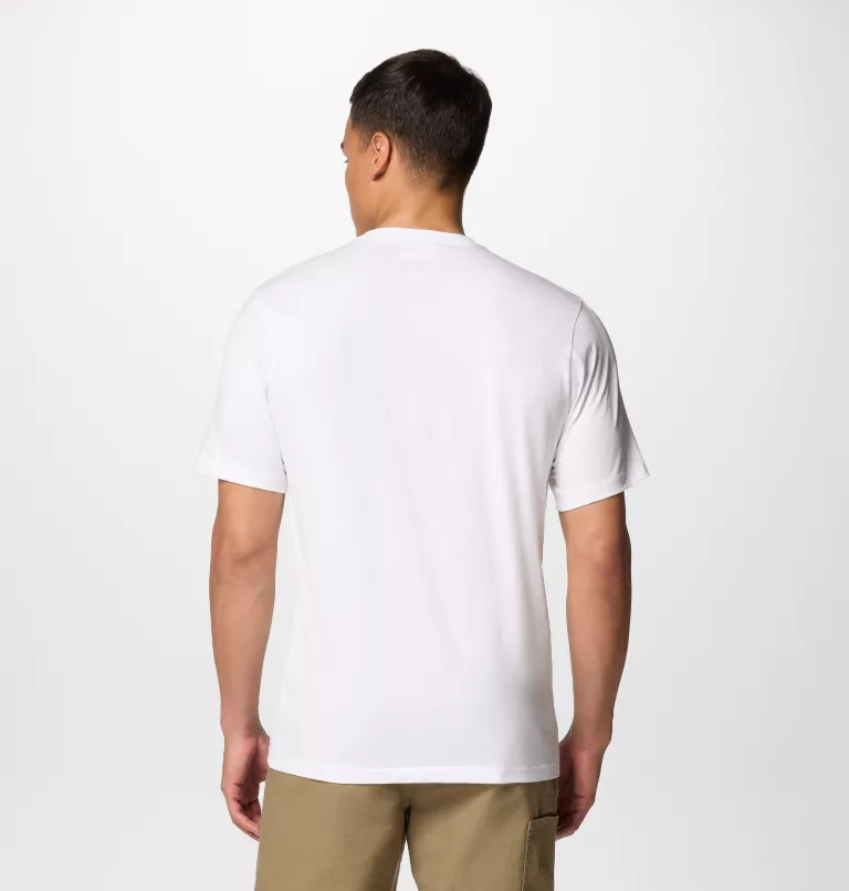 COLUMBIA Men’s CSC Basic Logo Short Sleeve T-Shirt - White - Image 2