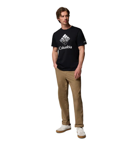 COLUMBIA Men's CSC Seasonal Graphic Tee - Black - Image 2
