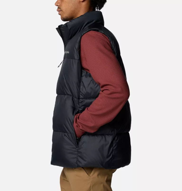 COLUMBIA Men's Puffect III Puffer Vest - Black - Image 5