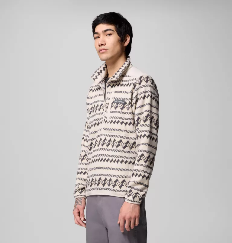 COLUMBIA Men's Sweater Weather III Half Zip Printed Fleece - Image 2