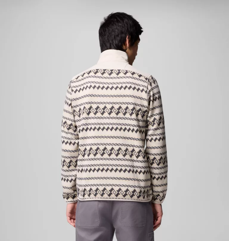 COLUMBIA Men's Sweater Weather III Half Zip Printed Fleece - Image 4
