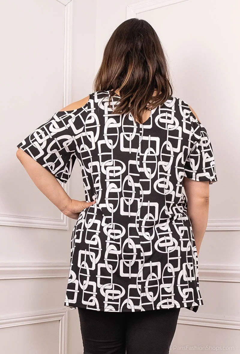 COPE CLOTHING : Curve Collection Cut Out Shoulder Top - Image 2