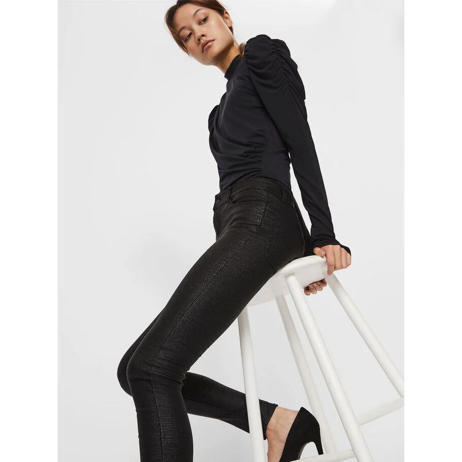 VERO MODA : Seven embossed pant - Image 3