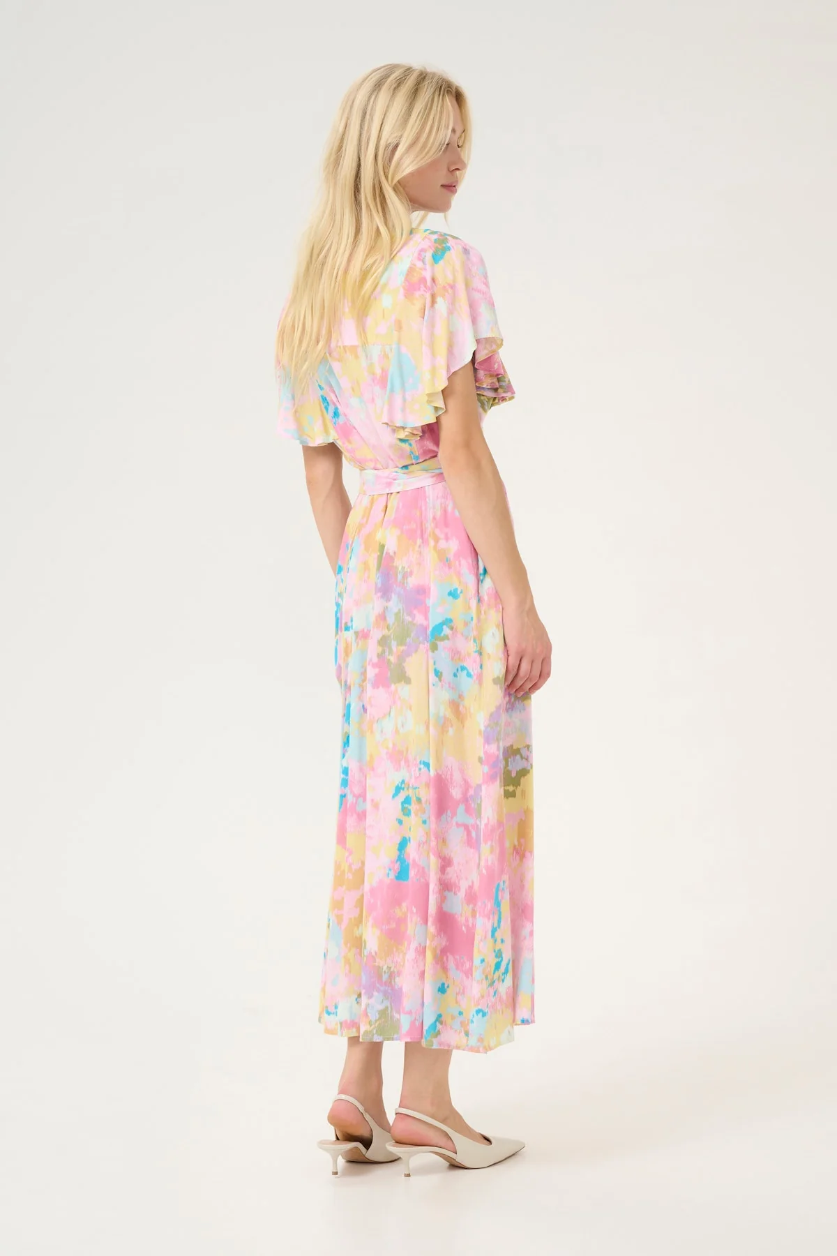 CULTURE Valerie Pastel Printed Dress - Image 3