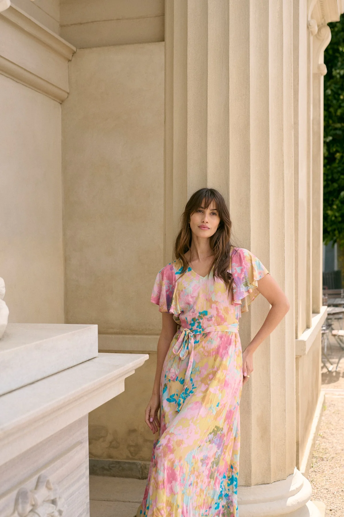 CULTURE Valerie Pastel Printed Dress - Image 4